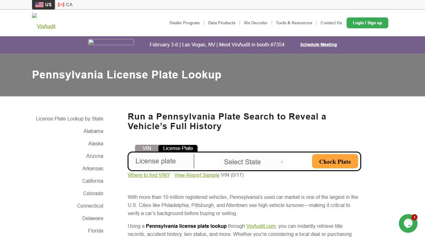 License Plate Lookup Pennsylvania – Search PA Plates Now | VinAudit